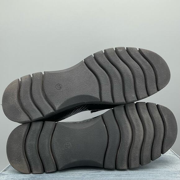 Spring Step Women's Horizon Croco Patent Leather Loafers Black size 6.5 - Picture 8 of 10